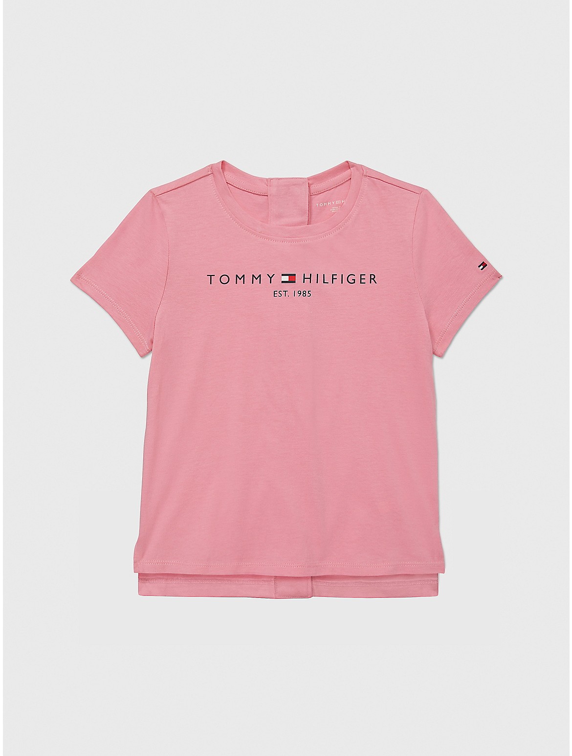 Tommy Hilfiger Girls' Kids' Seated Fit Logo T-Shirt