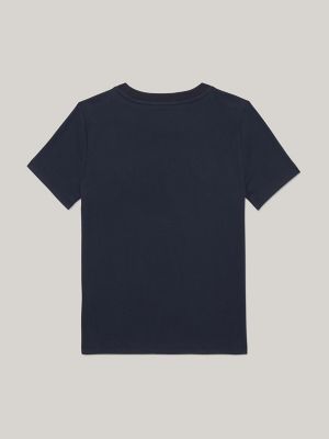 Kids' Embroidered Varsity T-Shirt, Navy