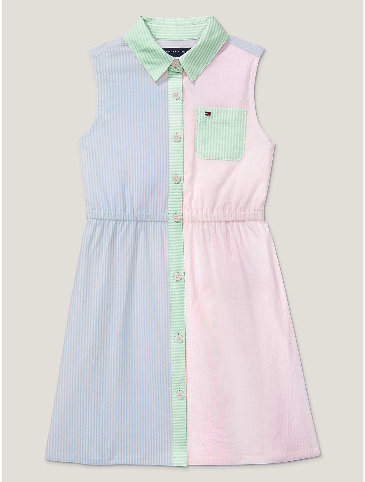 Tommy Hilfiger Girls' Kids' Sleeveless Mixed Stripe Dress