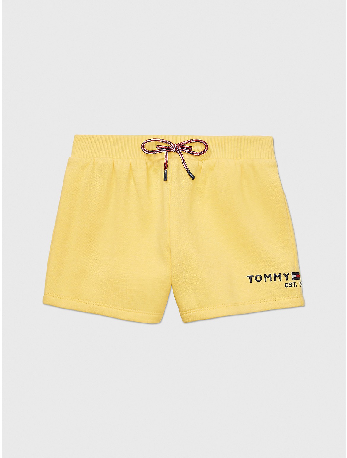 Tommy Hilfiger Girls' Classic Knit Short - Yellow - L