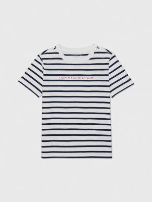 Tommy Hilfiger Women's Adaptive Striped Button Down Dress with Hook and Loop  Closures - ShopStyle