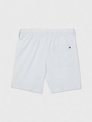 Kids' Seersucker Pull-On Short, Dull Nile Blue/Multi
