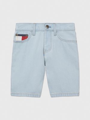 Kids\' Straight Fit Denim Shorts | Tommy Hilfiger USA