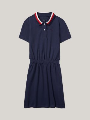 Kids' Classic Polo Dress, Cobalt Sapphire