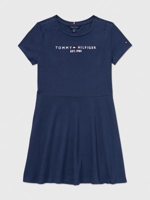 Kids Signature Skater Dress Tommy Hilfiger