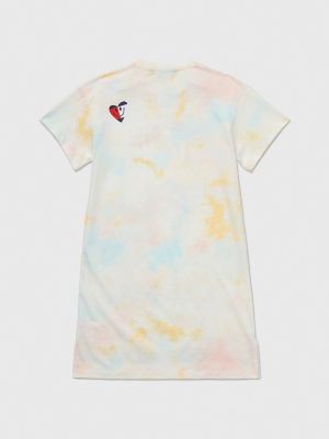 Kids' Tie-Dye T-Shirt Dress, Milky Way