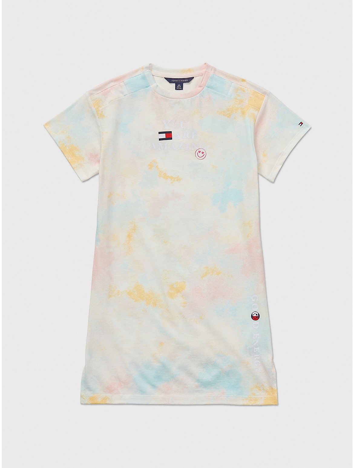 Tommy Hilfiger Girls' Kids' Tie-Dye T-Shirt Dress