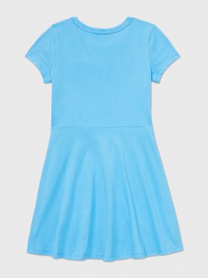 Kids' Seated Fit Signature Skater Dress, Signature Blue