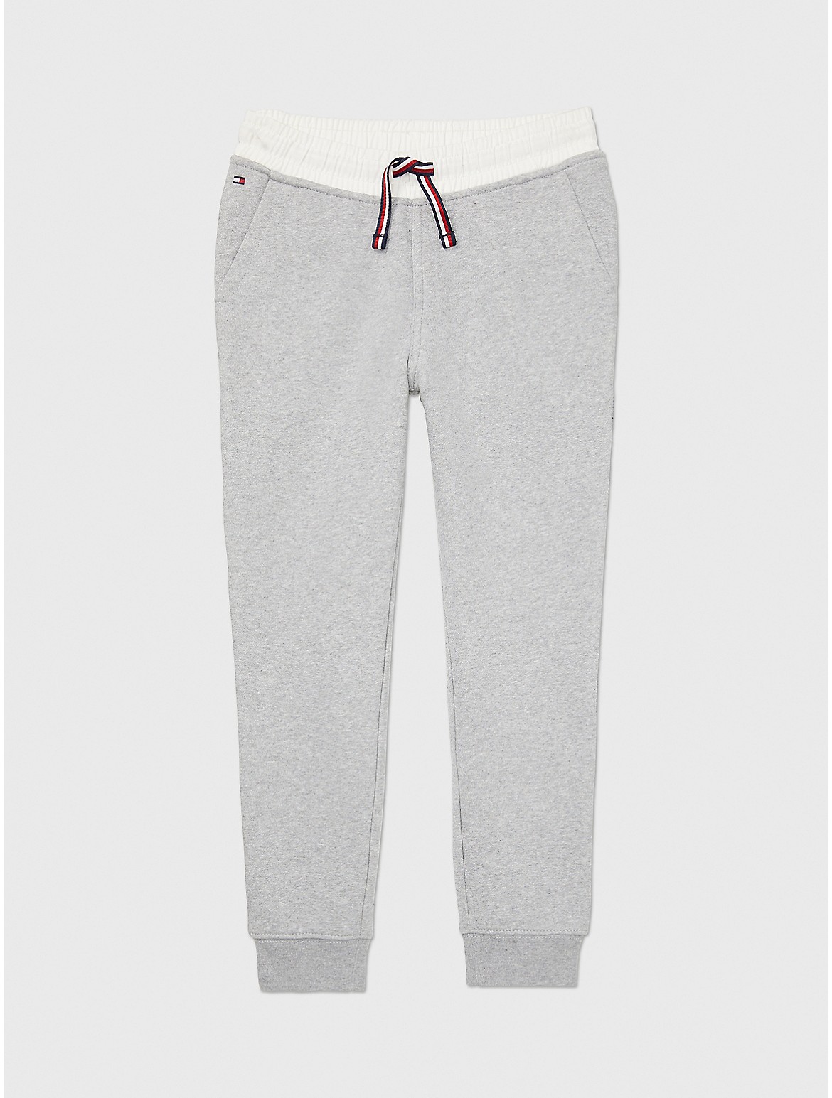 Tommy Hilfiger Boys' Solid Jogger Pant - Grey - XS