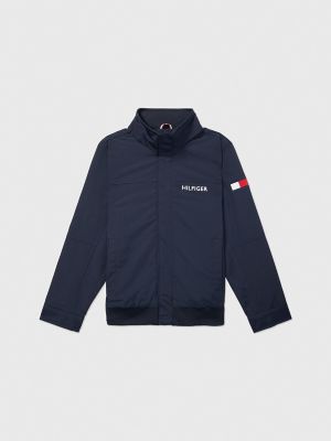 Kids' Solid Regatta Windbreaker, Navy