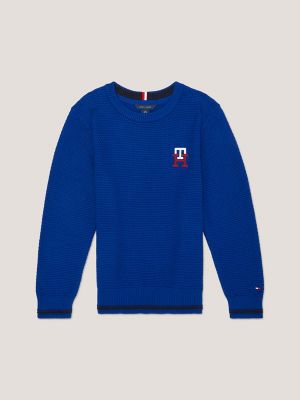 Buy Tommy Hilfiger Blue Big & Tall Round Logo T-Shirt from Next USA