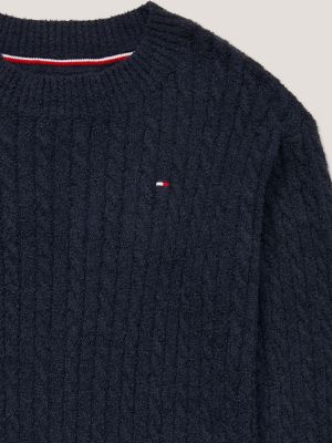 Kids' Cable Knit Sweater Dress | Tommy Hilfiger USA