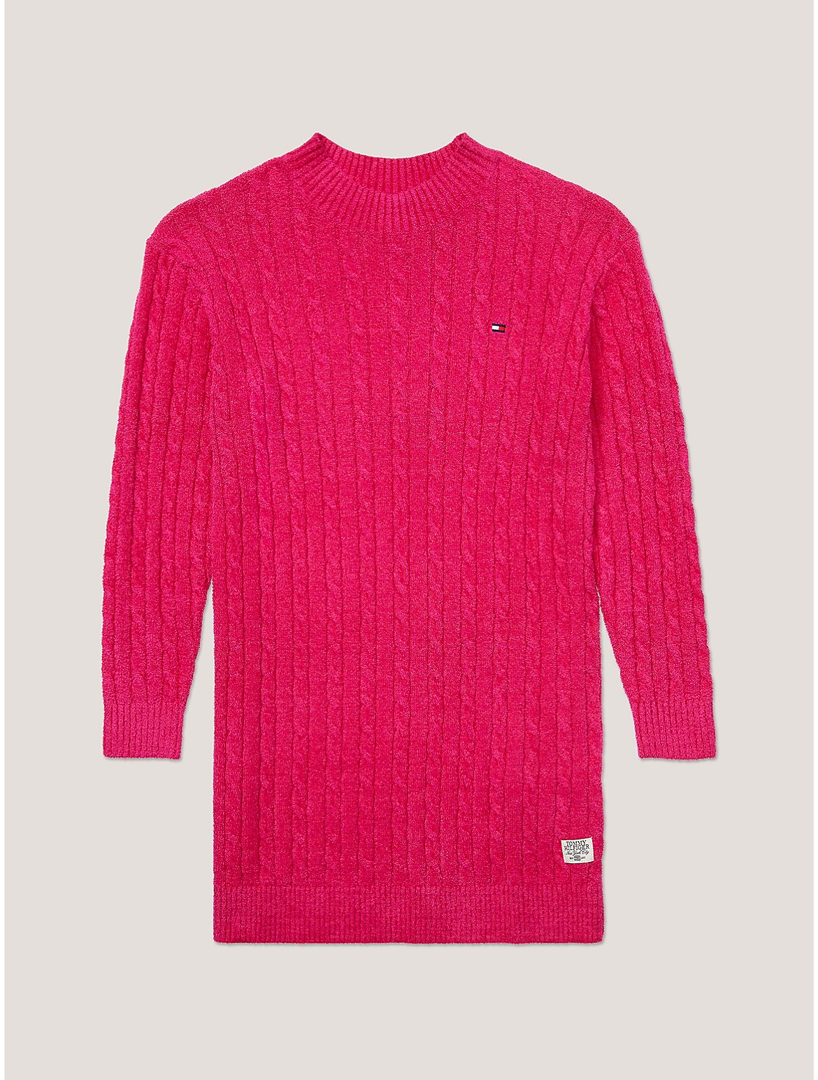 Tommy Hilfiger Girls' Kids' Cable Knit Sweater Dress - Pink - XXS
