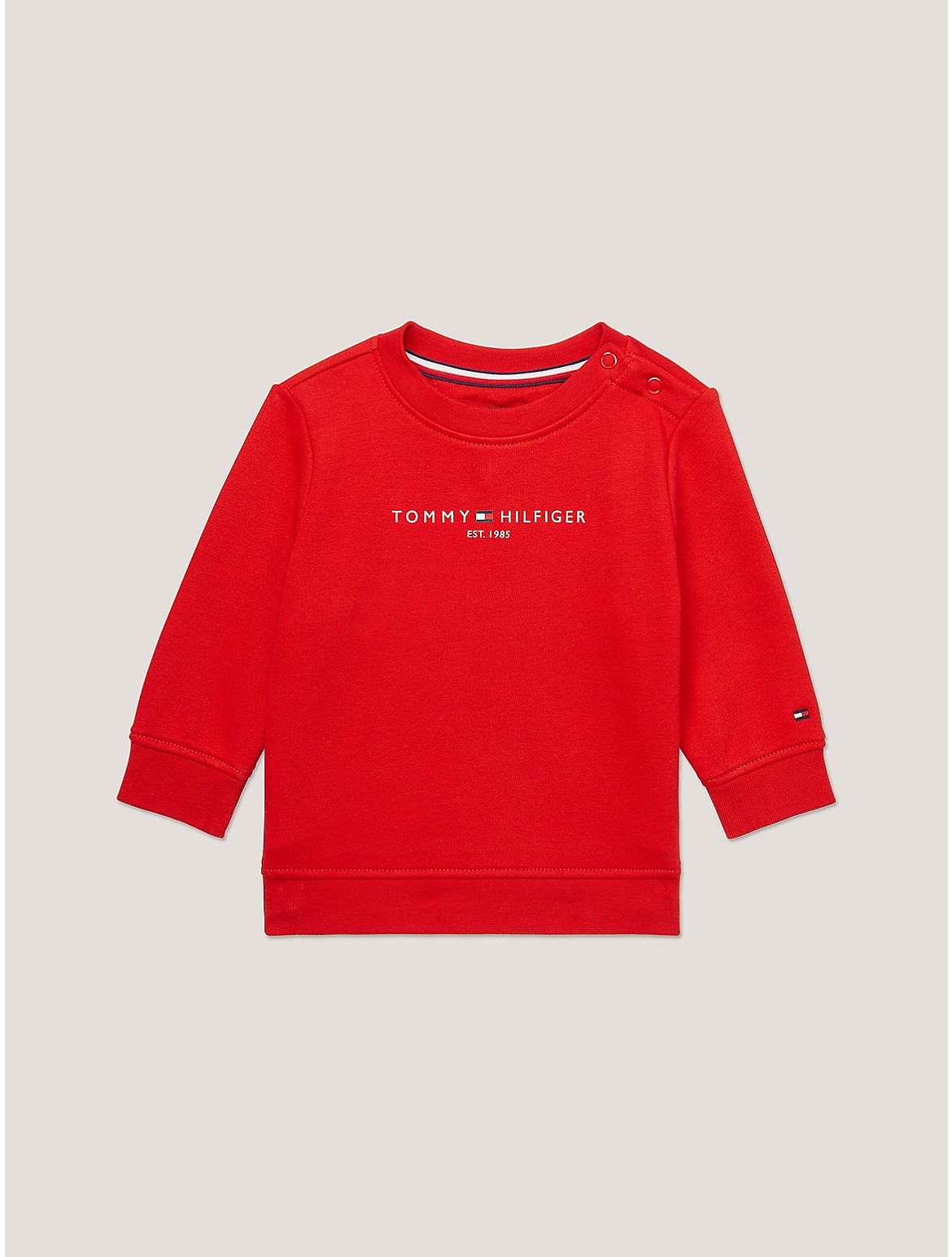 Tommy Hilfiger Boys' Babies' Tommy Logo Sweatshirt - Red - 6-9M