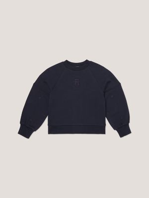 Tommy hilfiger logo sweatshirt black sale