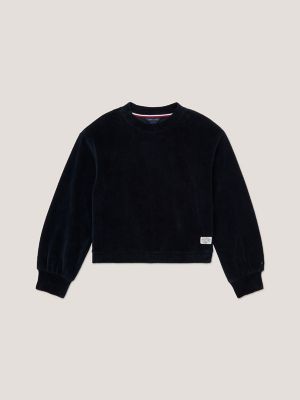 Tommy hilfiger 2024 velour sweatshirt