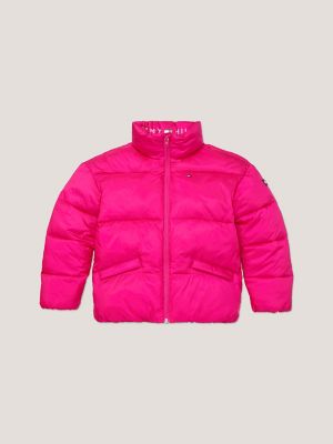 Glossy Nylon Puffer Jacket - Women - Ready-to-Wear