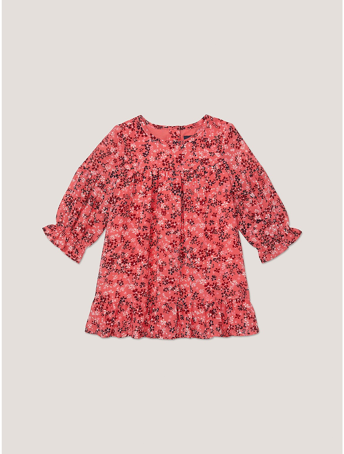 Tommy Hilfiger Girls' Babies' Floral Print Dress - Pink - 18M