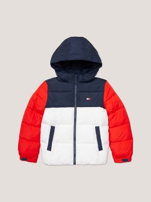 Tommy hilfiger puffer jacket hot sale junior