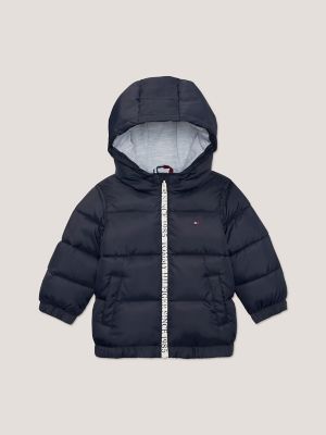 Babies' Hooded Zip Puffer Hilfiger