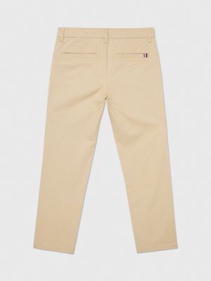 Kids' Solid Stretch Chino Pant | Tommy Hilfiger USA
