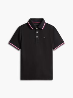 Kids' Tommy Wicking Polo — Black 5