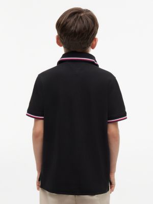 Детские топы Tommy Hilfiger Kids' Tommy Wicking Polo — фото 4