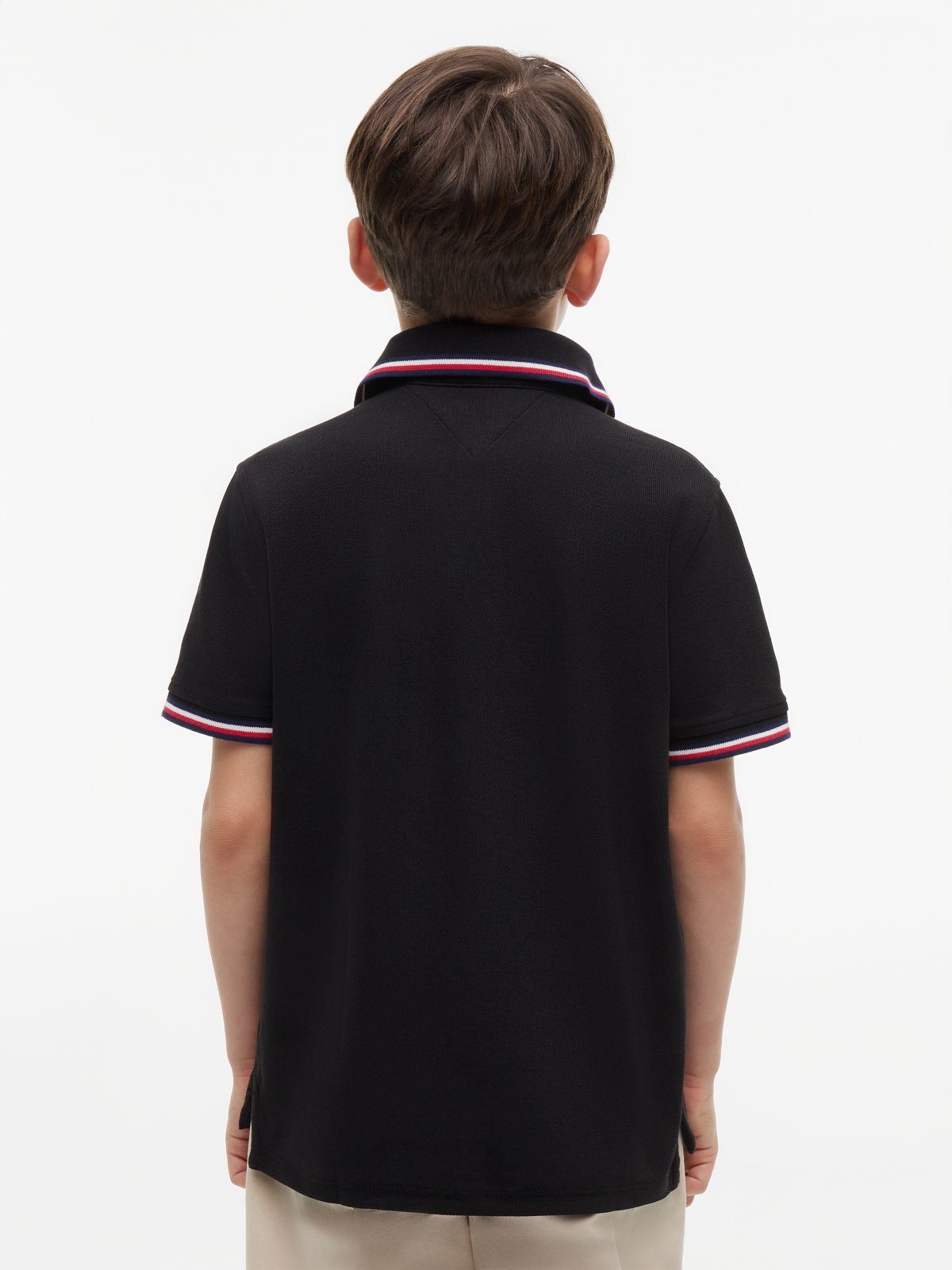 Kids' Tommy Wicking Polo — Black