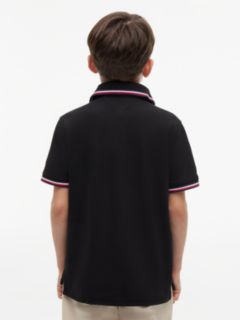 Kids' Tommy Wicking Polo — Black 4