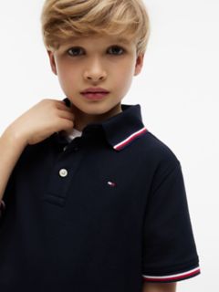 Kids' Tommy Wicking Polo — Navy 3