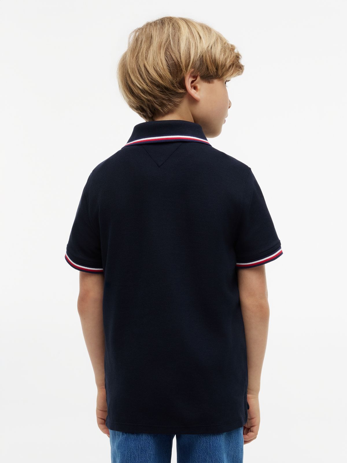 Kids' Tommy Wicking Polo — Navy