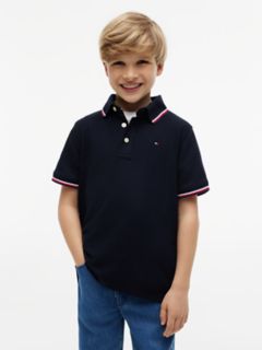 Kids' Tommy Wicking Polo — Navy 1