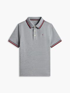 Kids' Tommy Wicking Polo — Grey Heather 5