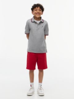 Kids' Tommy Wicking Polo — Grey Heather 2