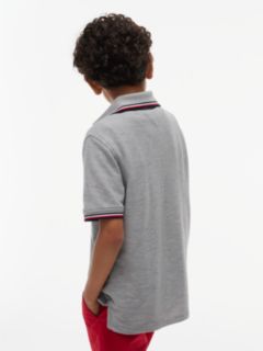 Kids' Tommy Wicking Polo — Grey Heather 4