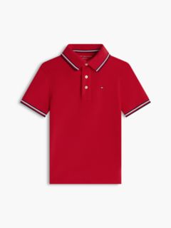 Kids' Tommy Wicking Polo — Primary Red 5