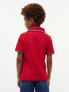 Kids' Tommy Wicking Polo — Primary Red 4