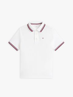 Kids' Tommy Wicking Polo — Fresh White 5