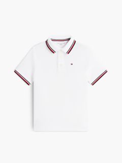 Kids' Tommy Wicking Polo — Fresh White 6