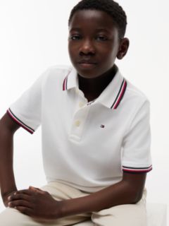 Kids' Tommy Wicking Polo — Fresh White 3