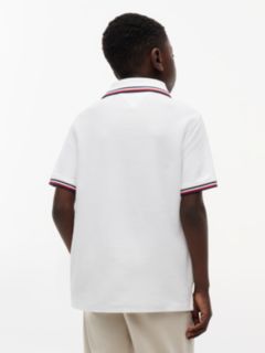 Kids' Tommy Wicking Polo — Fresh White 4