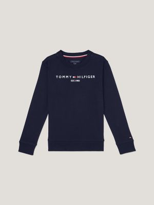 Kids' Tommy Logo Sweatshirt, Navy