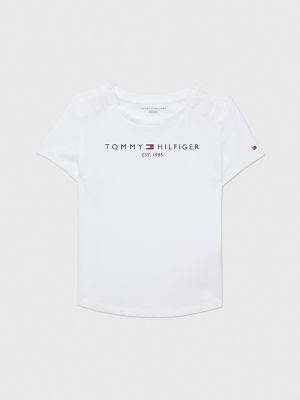 Kids' Tommy Logo T-Shirt, Fresh White