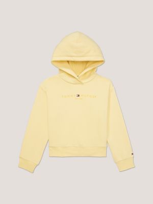 Tommy jeans hoodie yellow sale