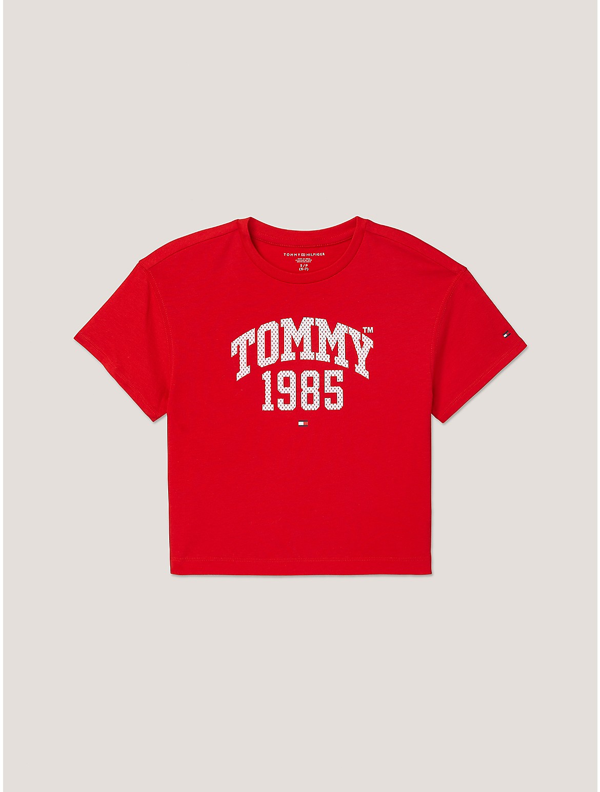 Tommy Hilfiger Girls' Kids' Tommy Varsity T-Shirt - Red - XS