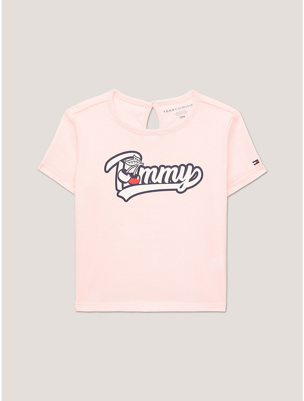 Tommy Hilfiger Girls' Babies' Cherry Tommy Logo T-Shirt