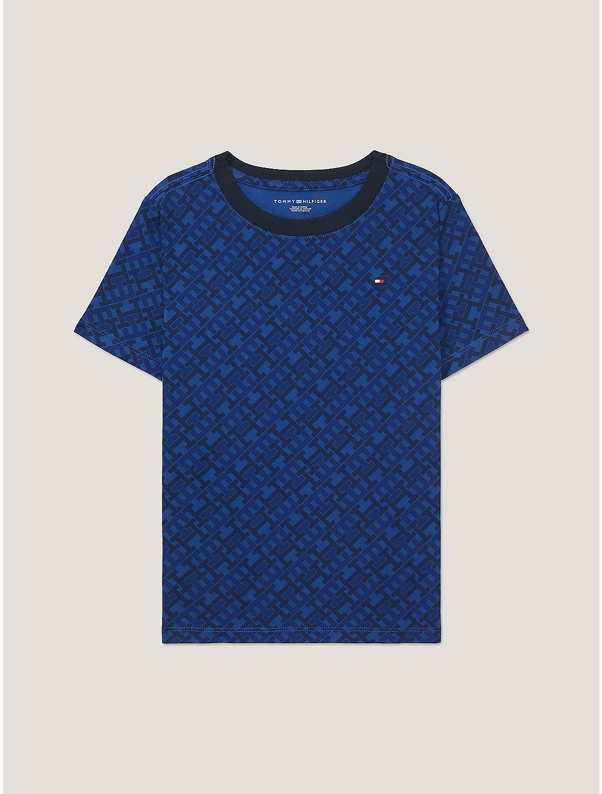 Tommy Hilfiger Boys' Kids' Allover Monogram T-Shirt