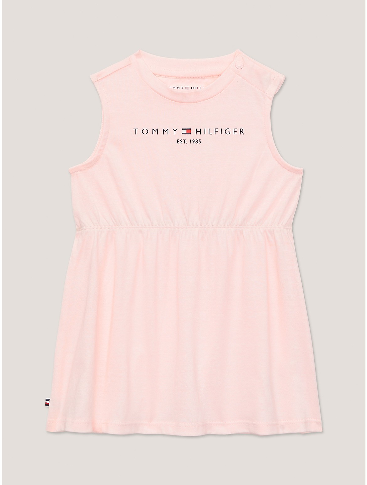 Tommy Hilfiger Girls' Babies' Sleeveless Logo T-Shirt Dress