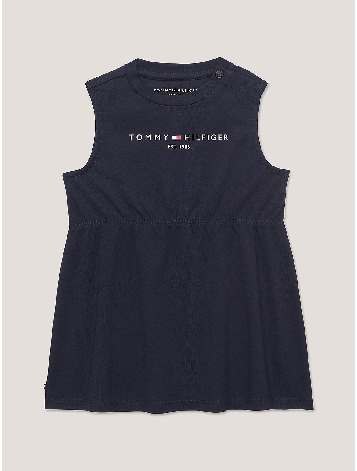 Tommy Hilfiger Girls' Babies' Sleeveless Logo T-Shirt Dress
