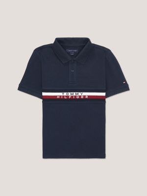 Buy Tommy Hilfiger Navy-Stripe Polo Shirt